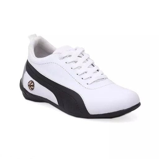 Black white trendy shoes