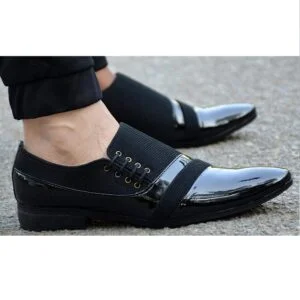 Black formal shoes party hot sale wear