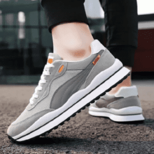 Comfortable Casual Running Shoes for Men Grey Color