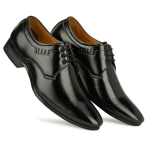 Derby Shoes for Men Black Color