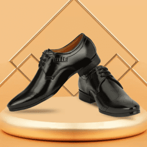 Derby Shoes for Men Black Color