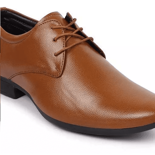 Formal Comfortable Leather Office Shoes for Men Brown Coilor