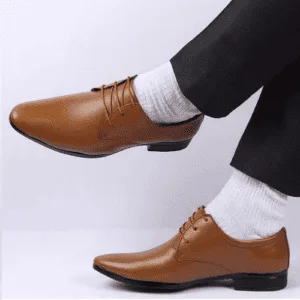 Formal Comfortable Leather Office Shoes for Men Brown Coilor
