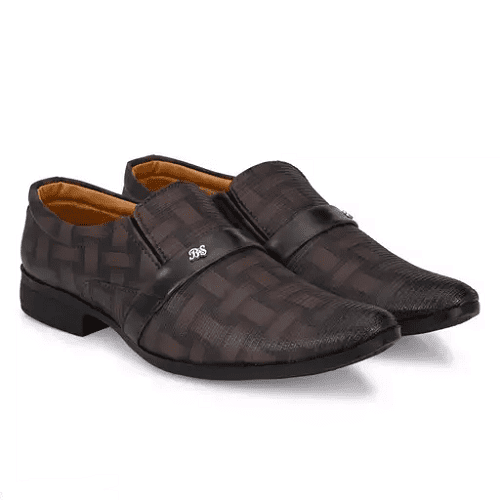 Formal Slip on Shoes for Men Brown Color