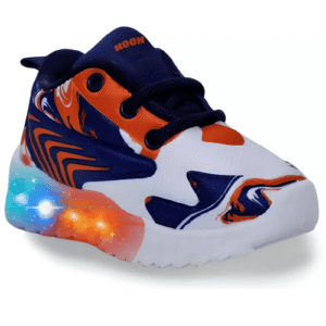 LED Lighting Shoes for Kids Baby Boys and Girls Orange Color
