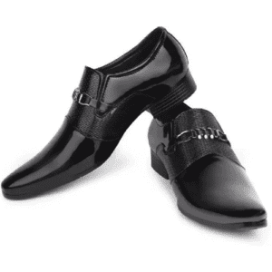 Trendy Flex Men's Black Formal Shoes