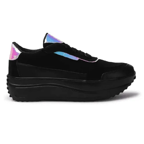 Trendy Royal Look Women Casual Shoes Black Color