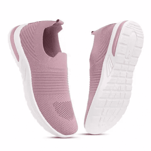 Women Casual Running Shoes Pink Color