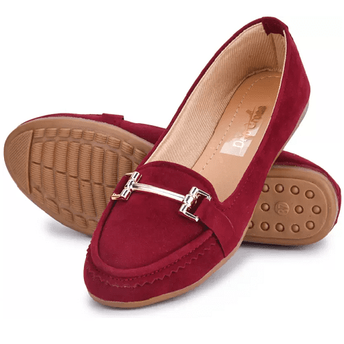 Daily Wear Colorful Bellies for Women Maroon Color