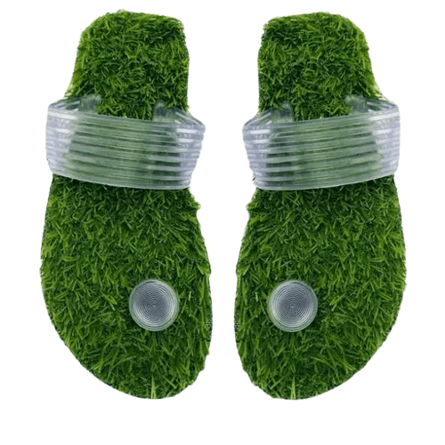 Stylish Green Grass Look Flip Flop Green Color